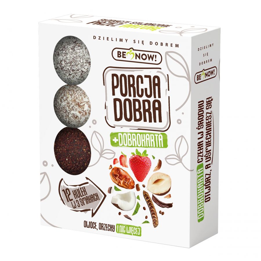 Power balls Portion Good fruit and nuts 144 g 1/2