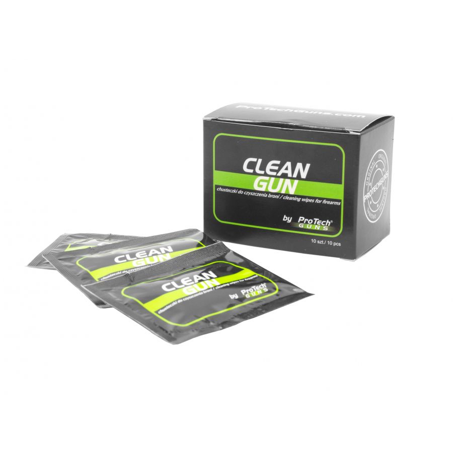 Pro Tech Guns Clean Gun Wipes 10 pcs. 1/1