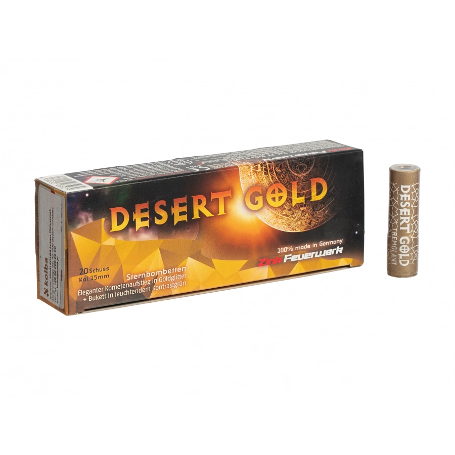 Raca pistoletowa Zink Feuerwerk Desert Gold 20 szt. 1/3