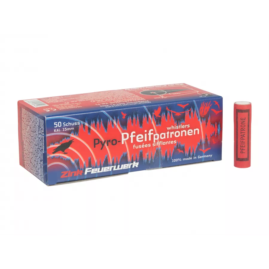 Raca pistoletowa Zink Feuerwerk Pyro Pfeifpatronen 50 szt. 1/3