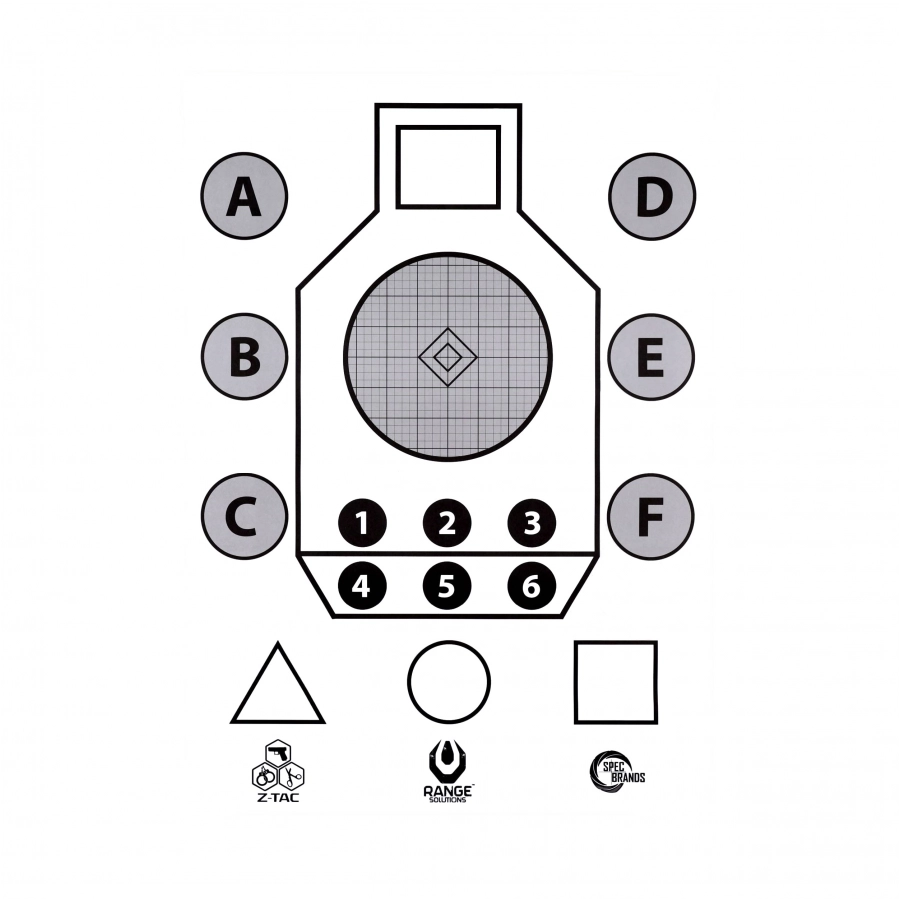 Range Solutions Aim Small Shooting Shield 1/2