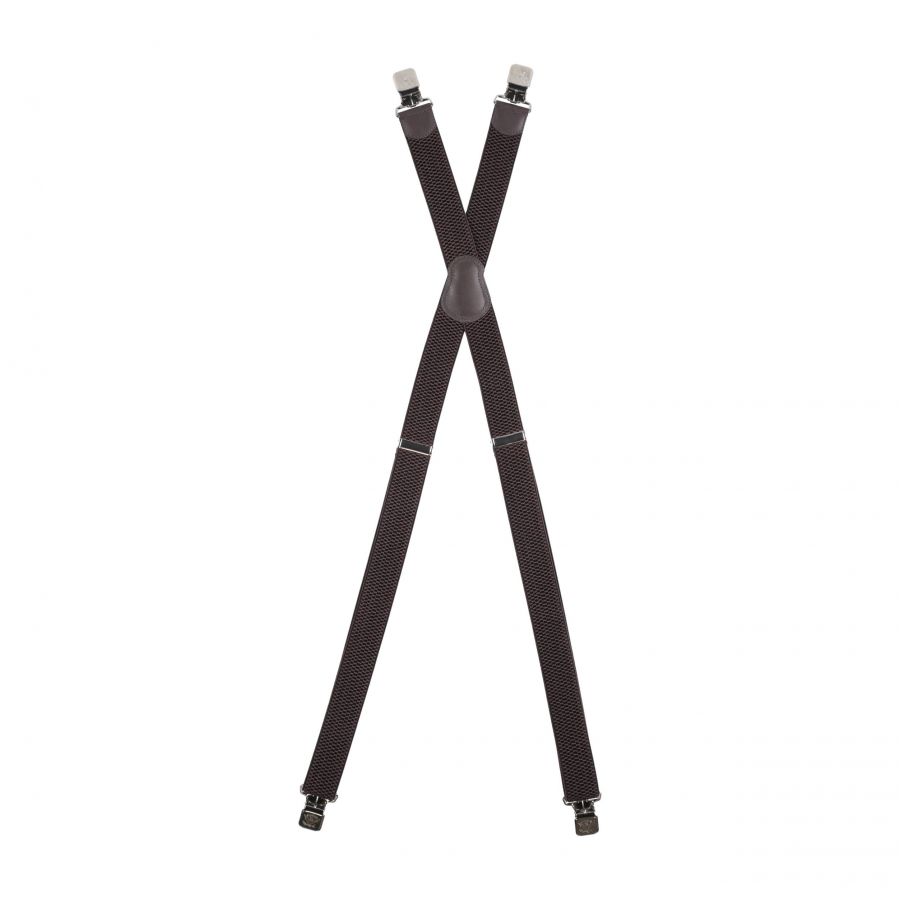 Ranger men's suspenders 4 cm, brown 1/4