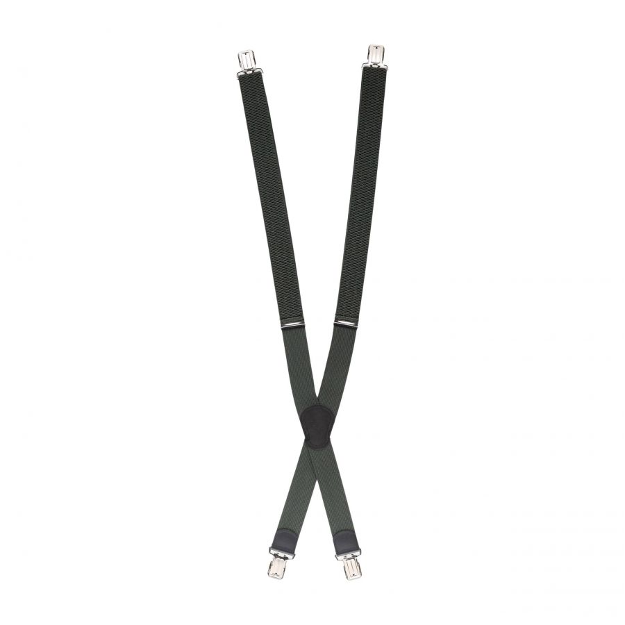 Ranger men's suspenders 4 cm, green 3/4