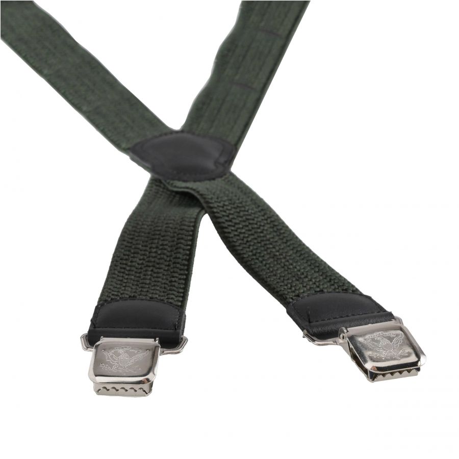 Ranger men's suspenders 4 cm, green 4/4