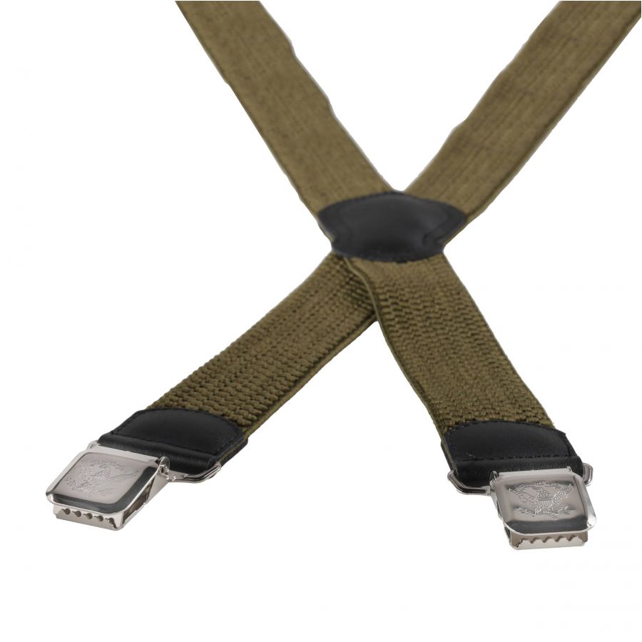 Ranger men's suspenders 4 cm, olive green 4/4