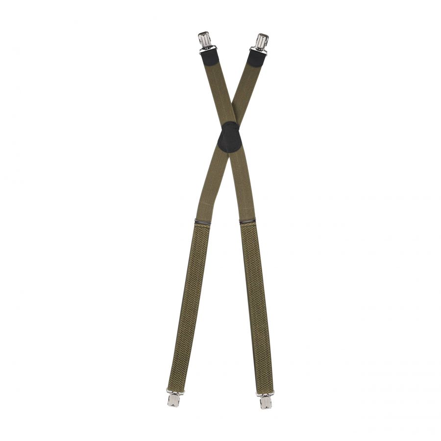 Ranger men's suspenders 4 cm, olive green 3/4