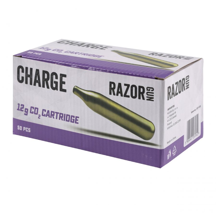 Razor Gun Charge 12 g CO2 cartridge 50 x 12 gr 4/5