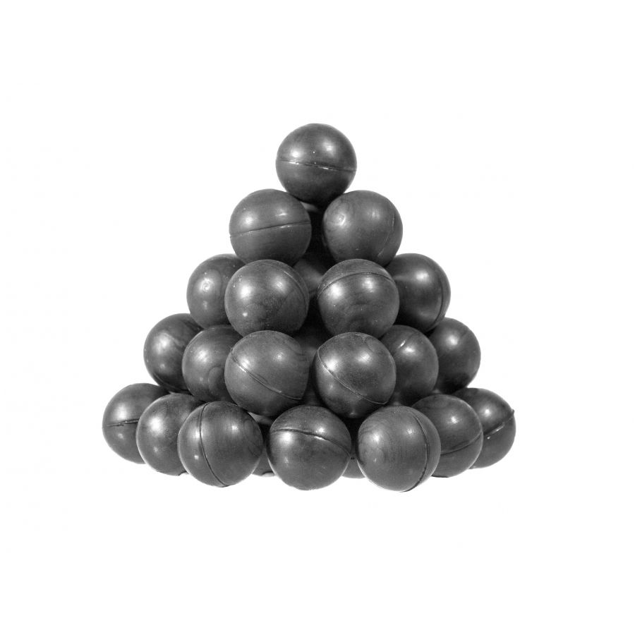 RazorGun .43 caliber rubber-metal balls / 100 pcs. for Umarex M&P9c TPM1 PPQ 2/2
