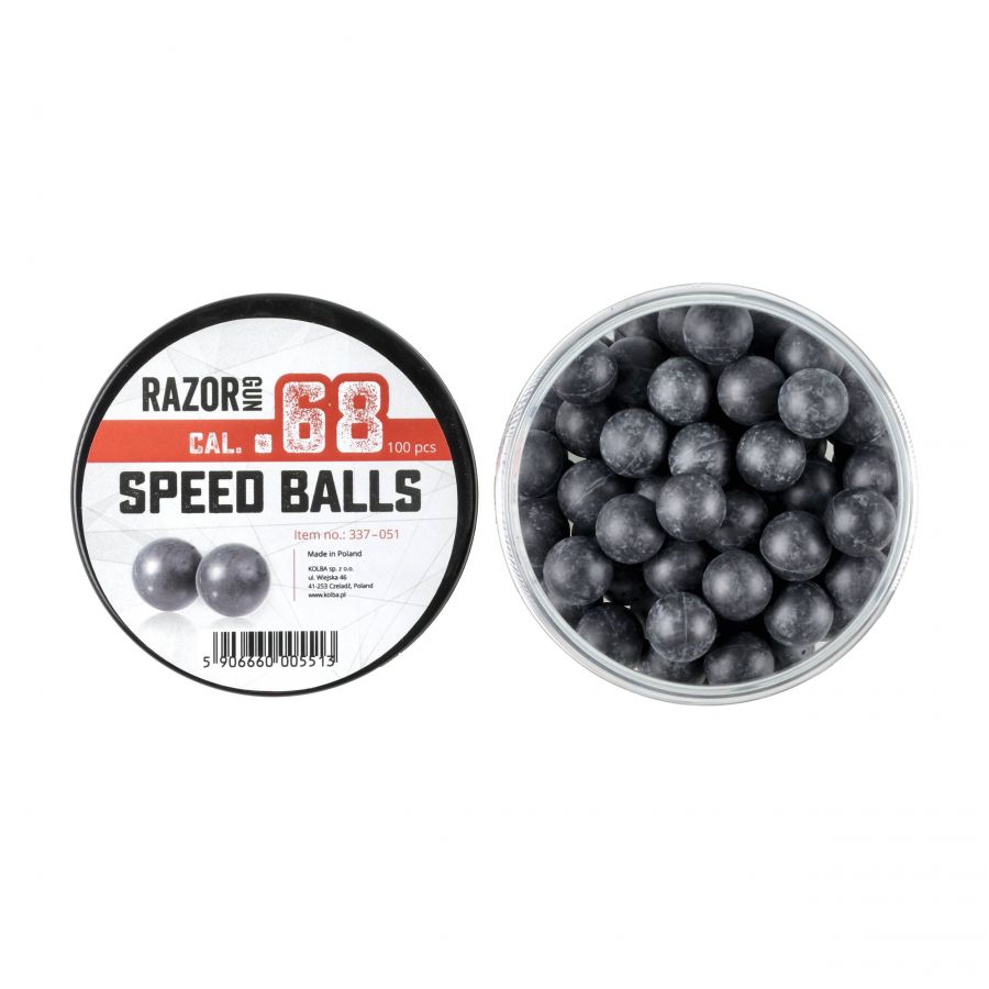 RazorGun .68 cal. rubber balls / 100 pcs. for Umarex T4E HDS and SG-68 3/3