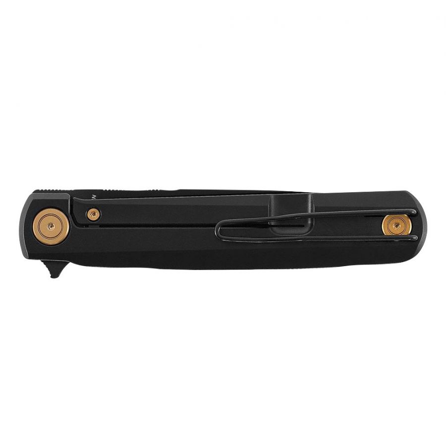 Real Steel G-Frame satin knife, black and gold, sk 2/4