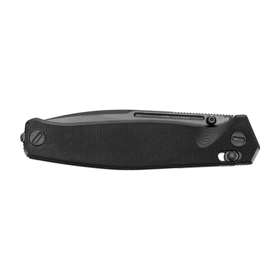 Real Steel Huginn black folding knife 4/6