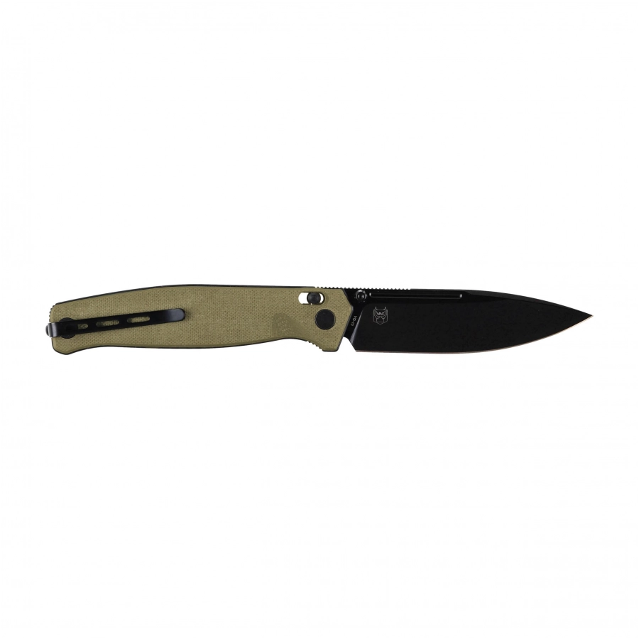 Real Steel Huginn black-olive folding knife 2/5