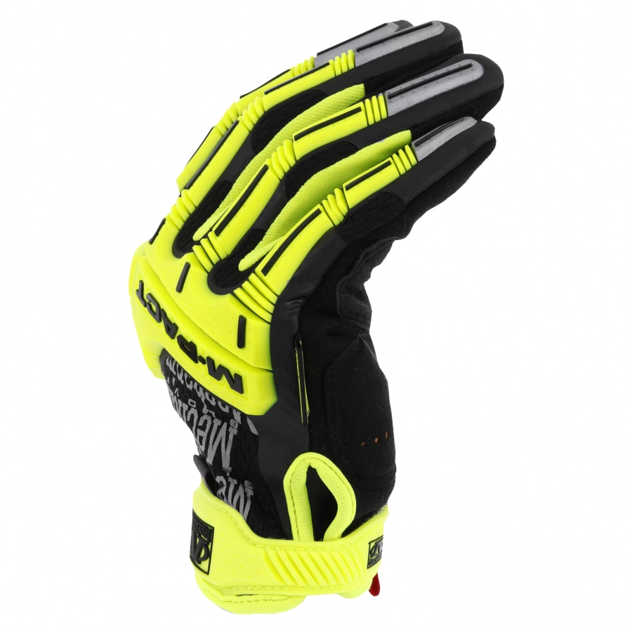 Rękawice Mechanix Wear Hi-Viz M-Pact D5 żółte 4/6