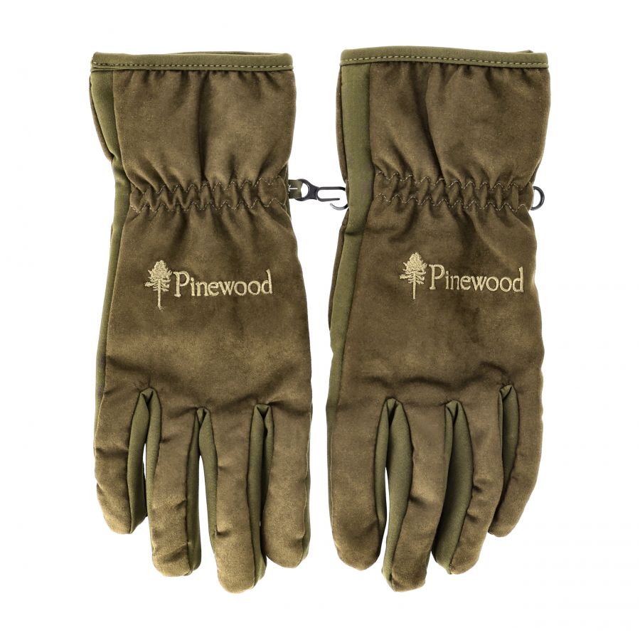 Rękawice Pinewood z membraną Extreme Suede Padded, brązowe 3/3