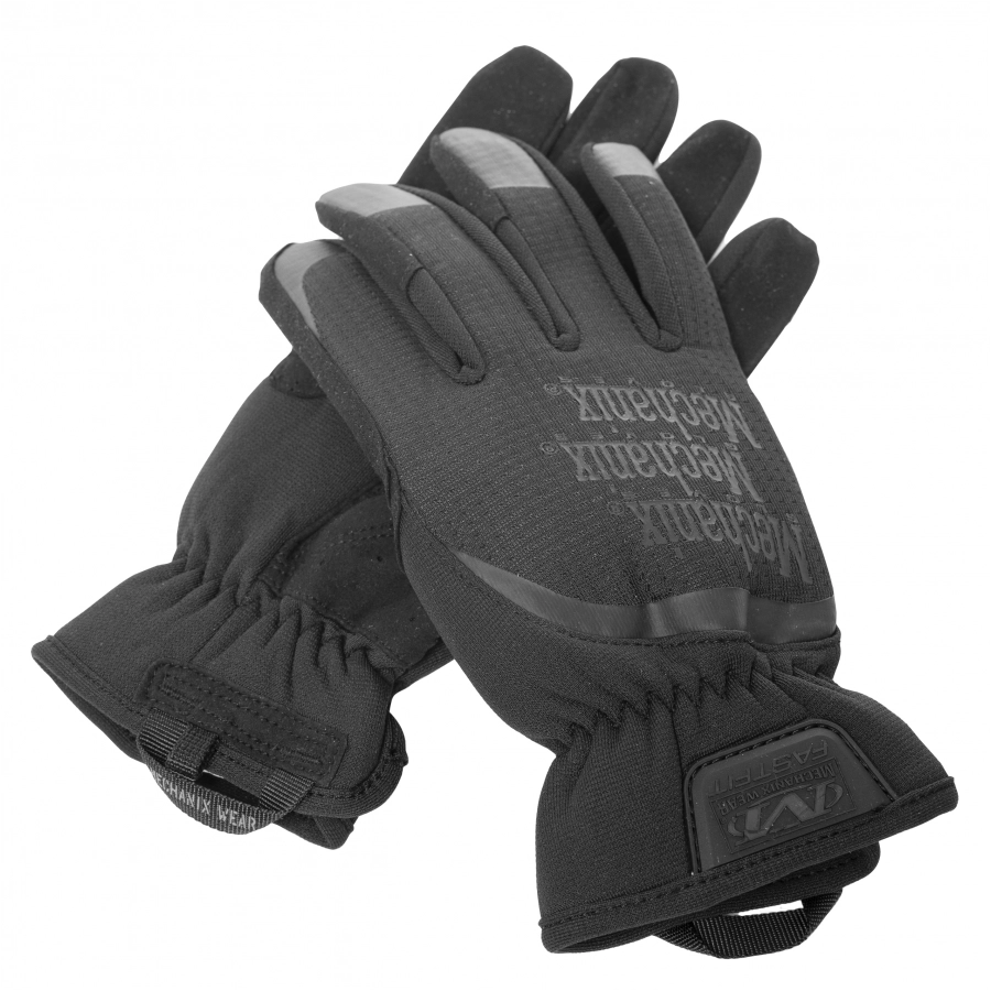 Rękawice taktyczne damskie Mechanix Wear FastFit Covert czarne 1/4