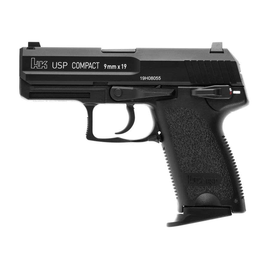 Replica ASG pistol H&amp;K USP Compact 6 mm green ga 1/9