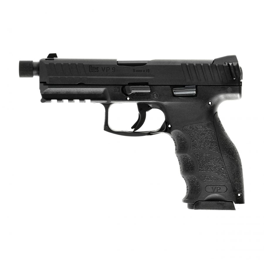 Replica ASG pistol H&amp;K VP9 Tactical green gas. 1/9