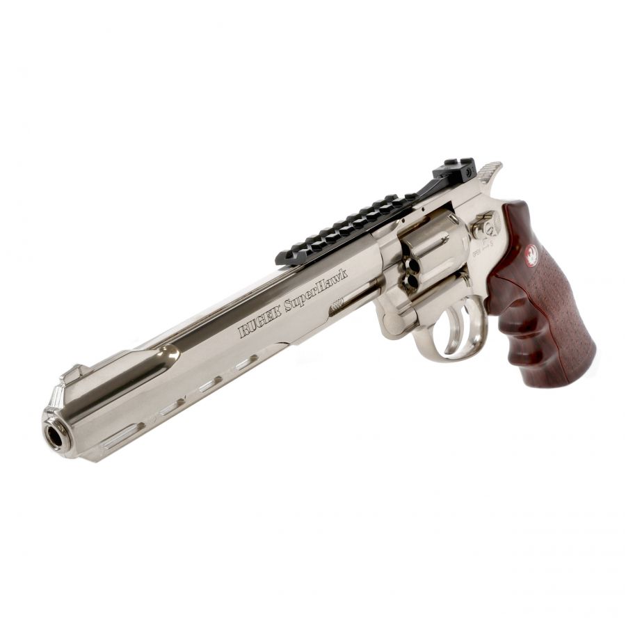 Replica ASG revolver Ruger Superhawk 8" 6 mm chrome 3/10