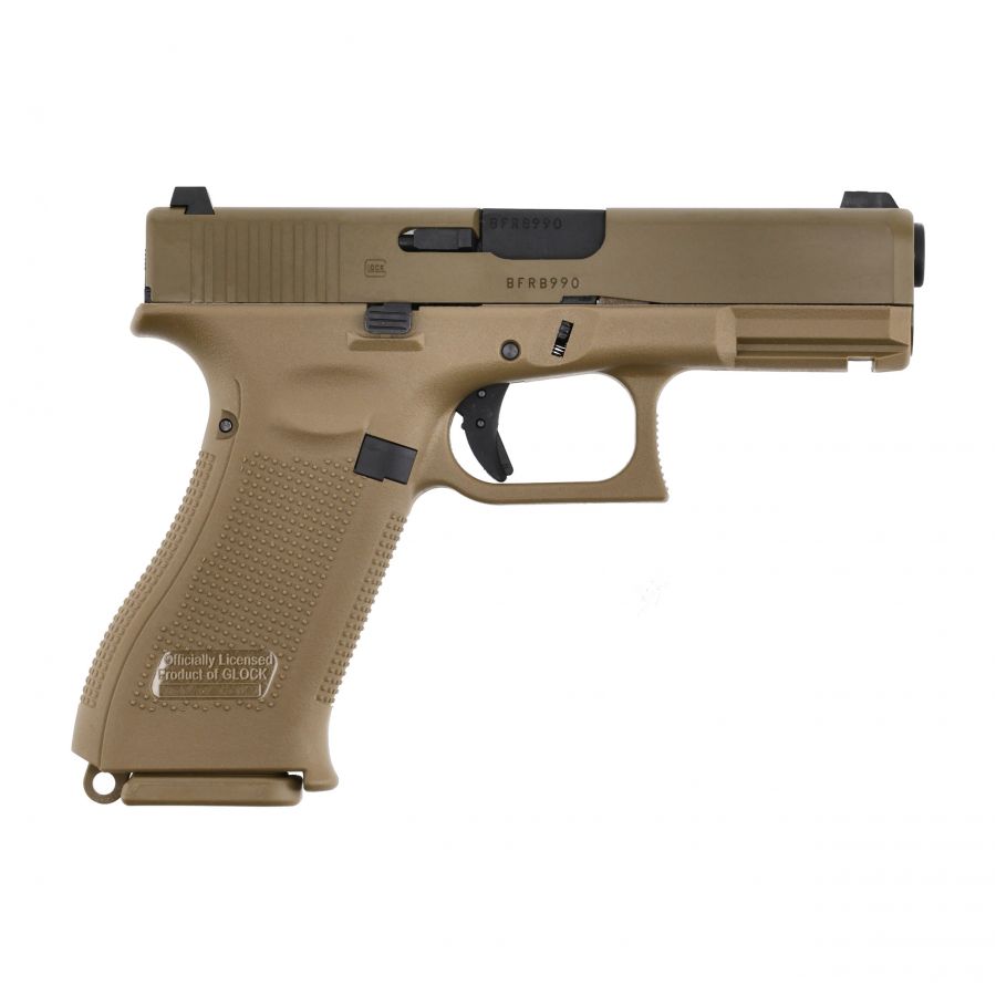 Replika pistolet ASG Glock 19X 6 mm coyote green gas 2/9