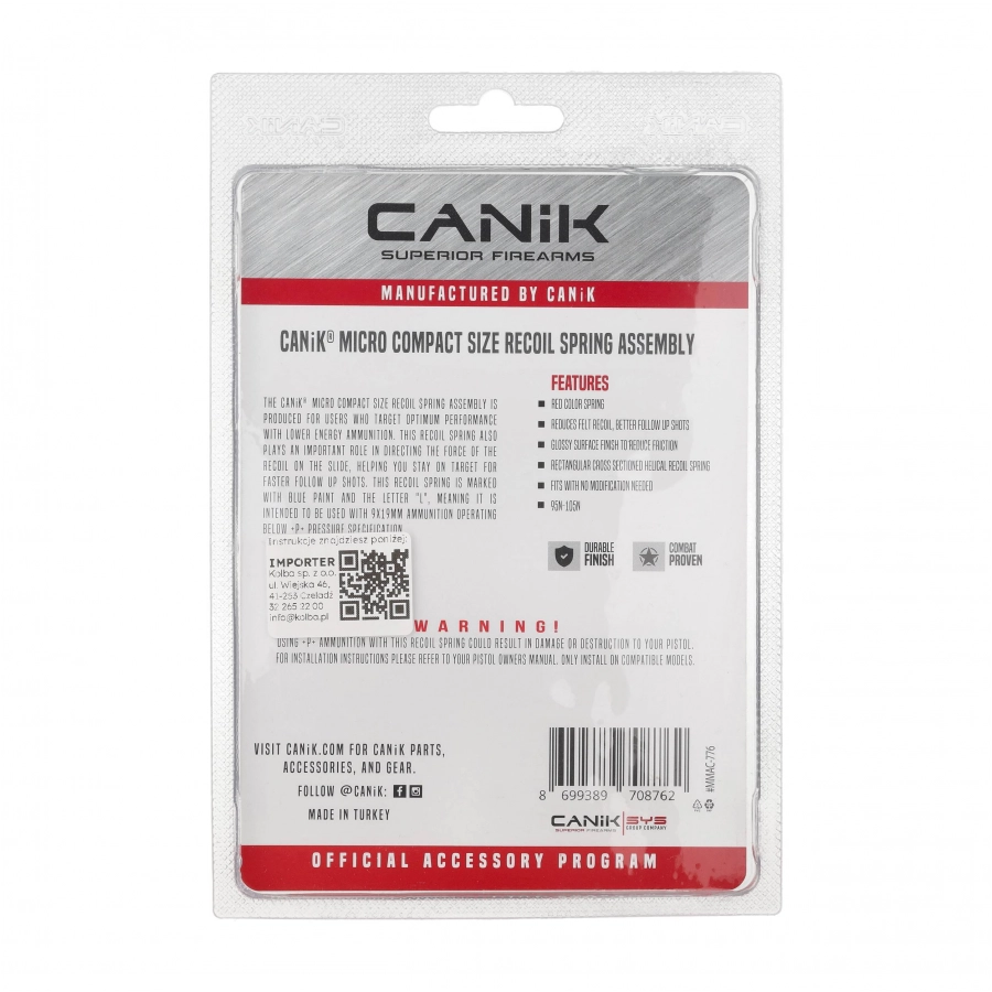 Return device for Canik MICRO COMP guns 2/3
