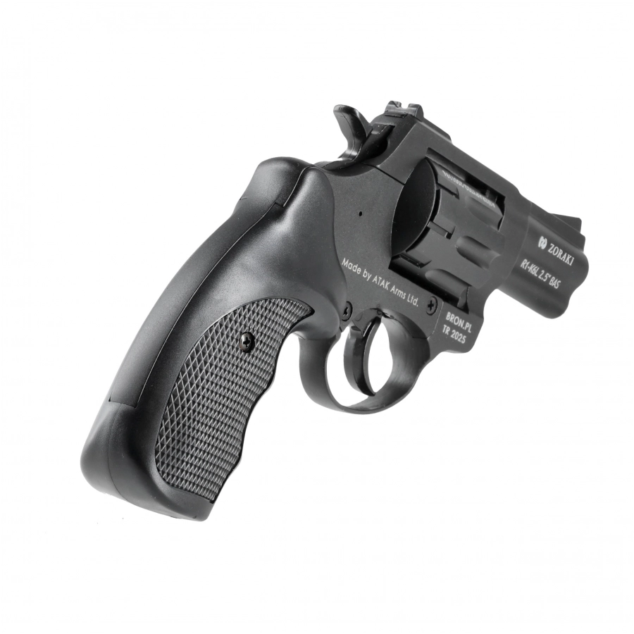 Rewolwer hukowy Zoraki R1-K6L BAS 2,5" .22 Long Blank czarny 4/12