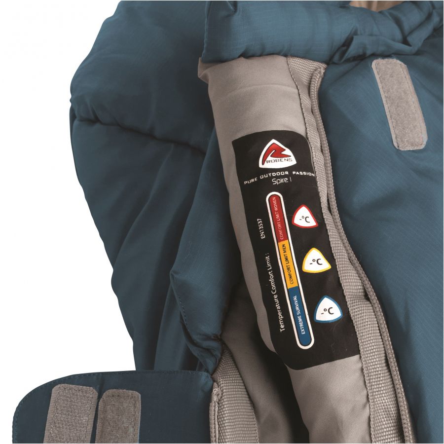 Robens Spire I hiking sleeping bag for left-handers 3/5