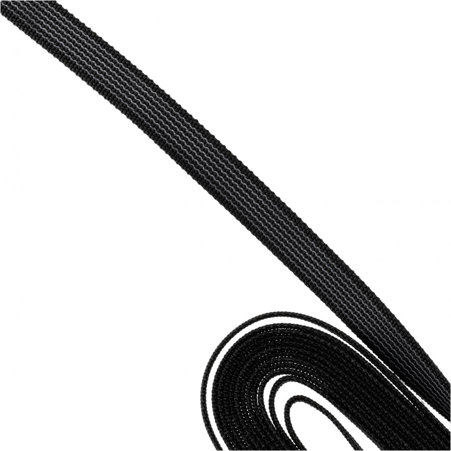 Rubberized leash 4wild anti-slip. 3 m black 4/5