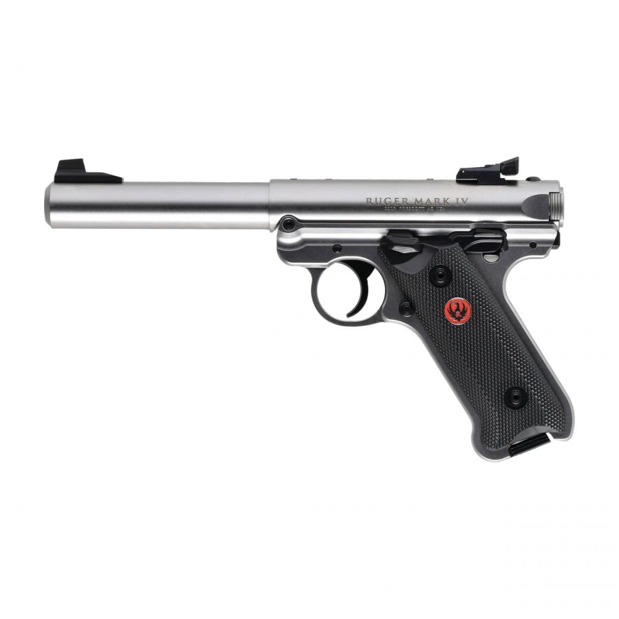 Ruger Mark IV Target cal. 22LR Stainless pistol 1/12