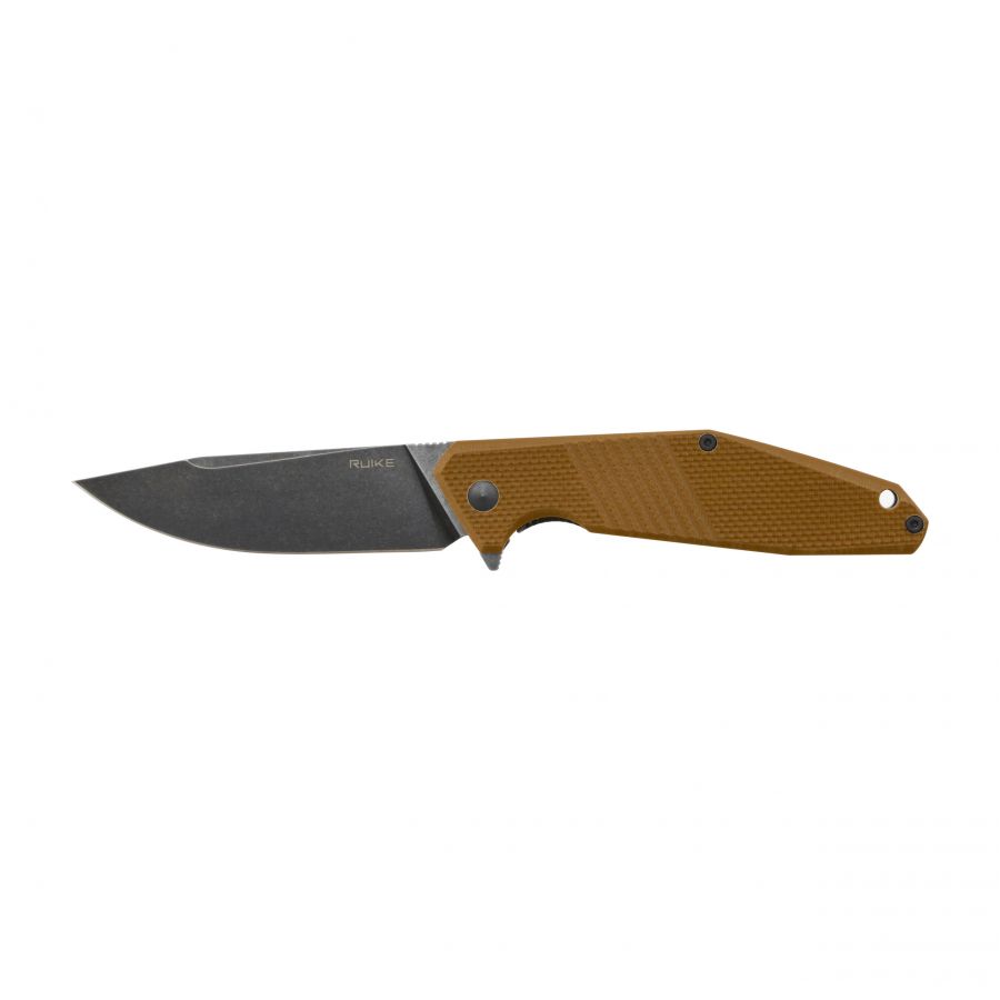 Ruike D191-W brown and black folding knife 1/6