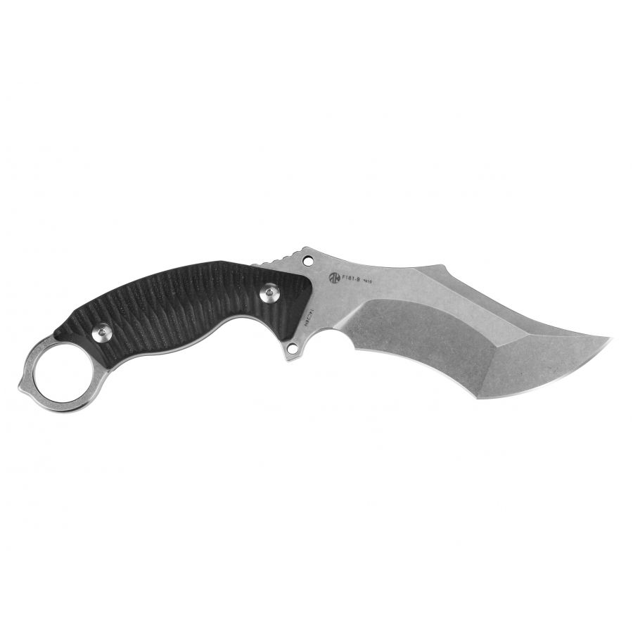 Ruike F181-B black fixed blade knife 2/6