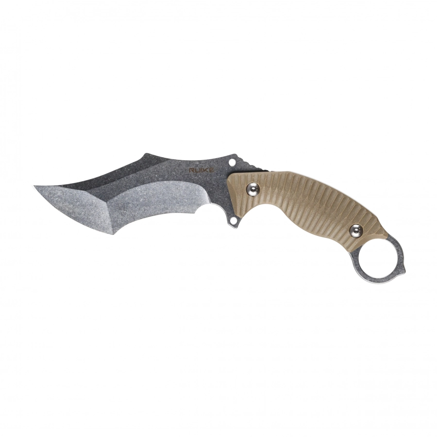 Ruike F181-W green fixed blade knife 1/5
