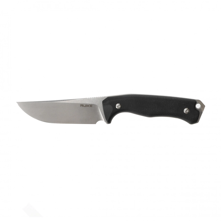 Ruike F186-MB black and silver fixed blade knife 1/5
