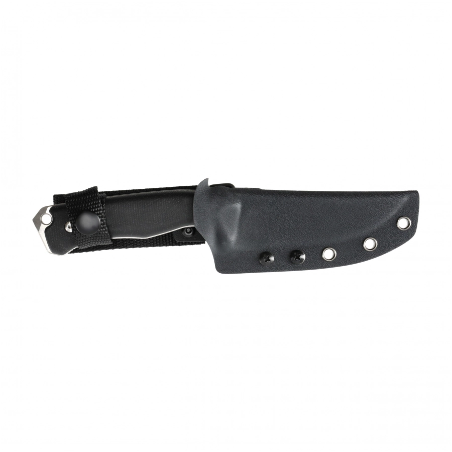 Ruike F186-MB black and silver fixed blade knife 4/5