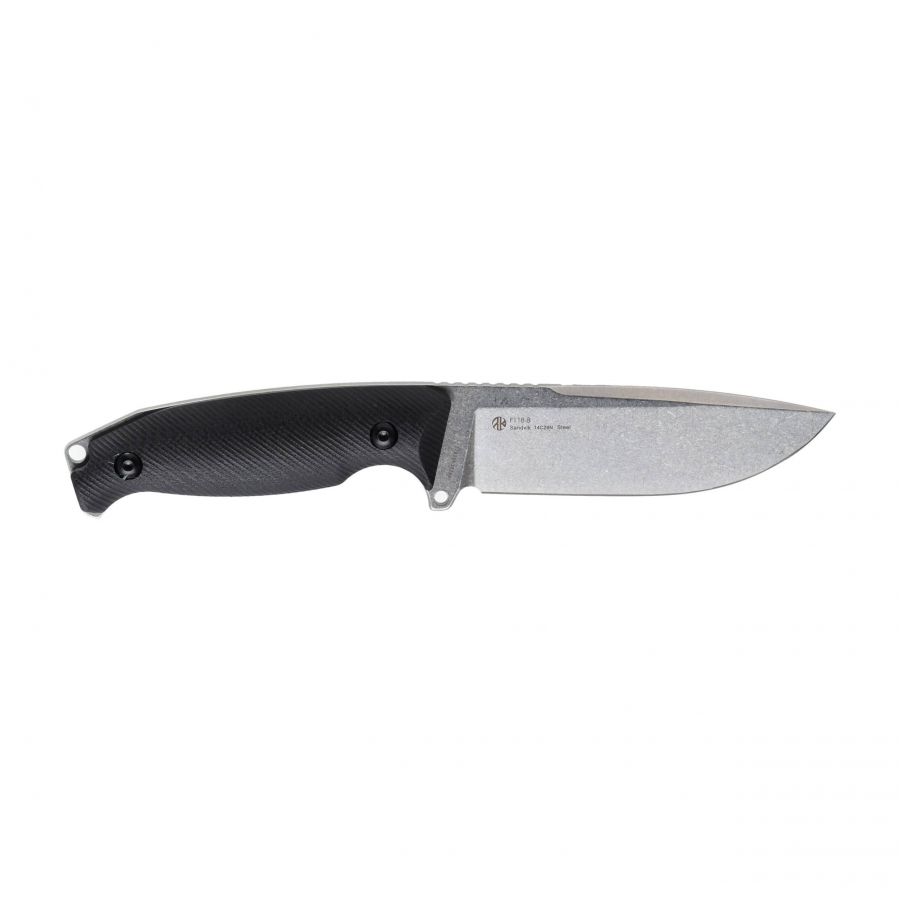 Ruike Jager F118-B black fixed blade knife 2/5