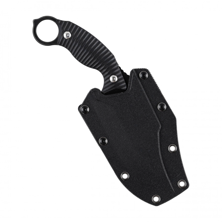 Ruike knife F181-B1 black and silver fixed blade 4/5