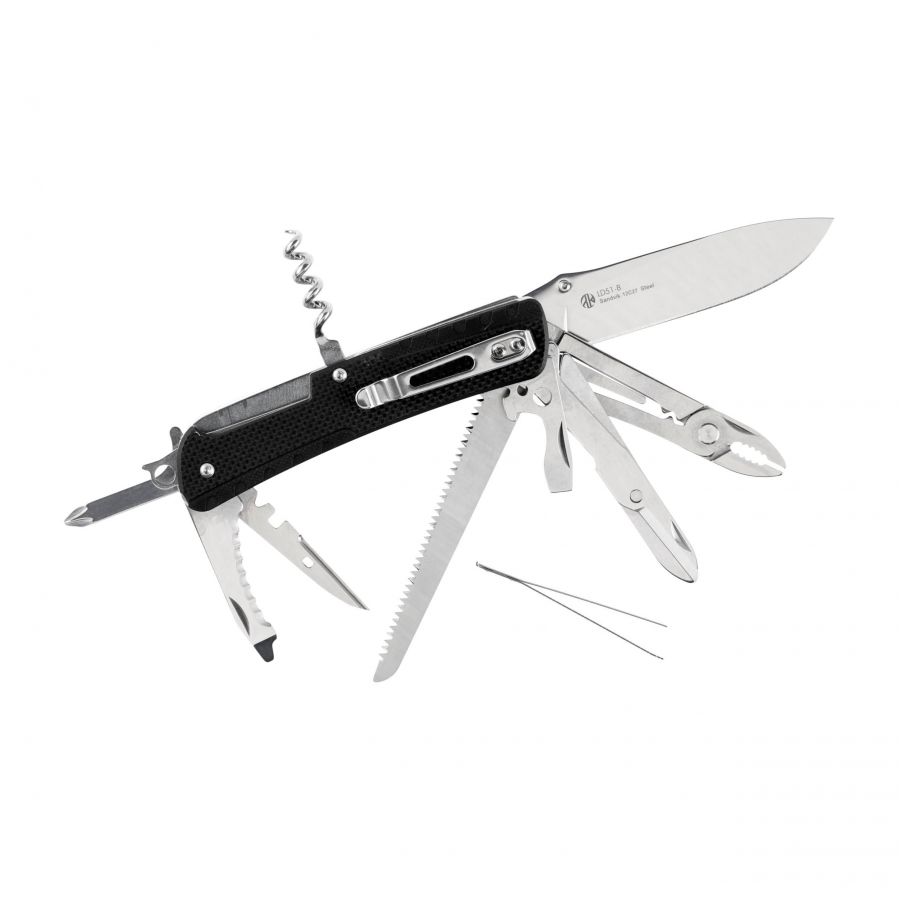 Ruike LD51-B multifunction pocket knife, black 2/7
