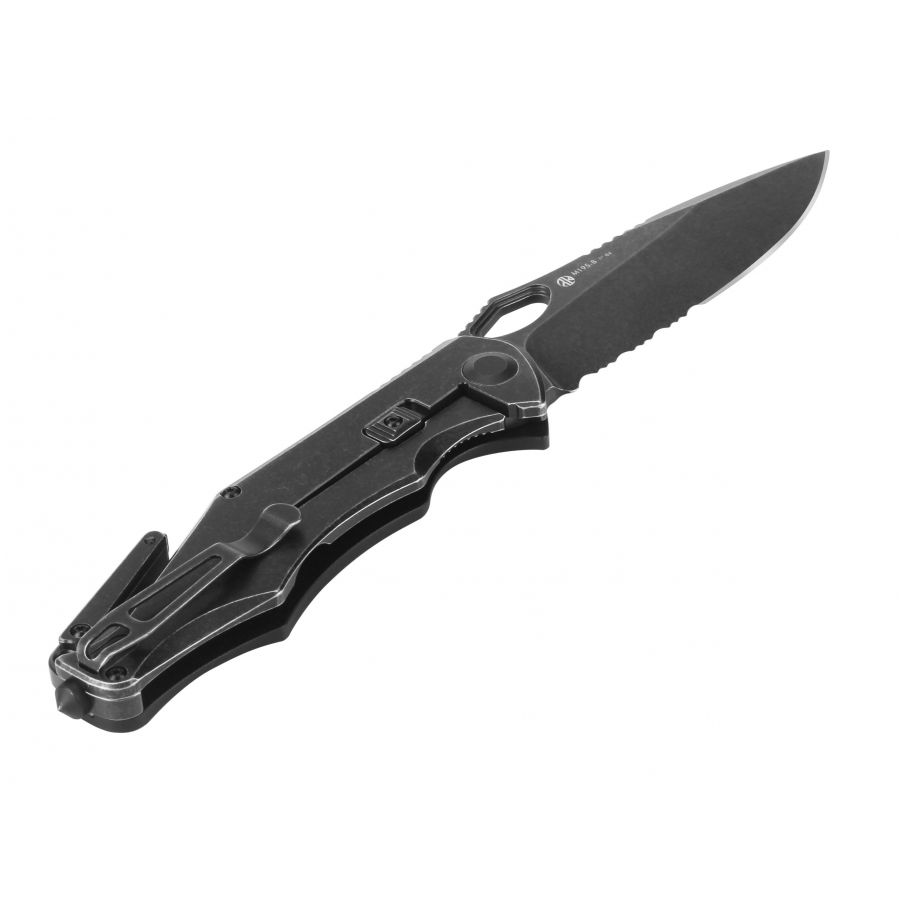 Ruike M195 black folding knife 4/8