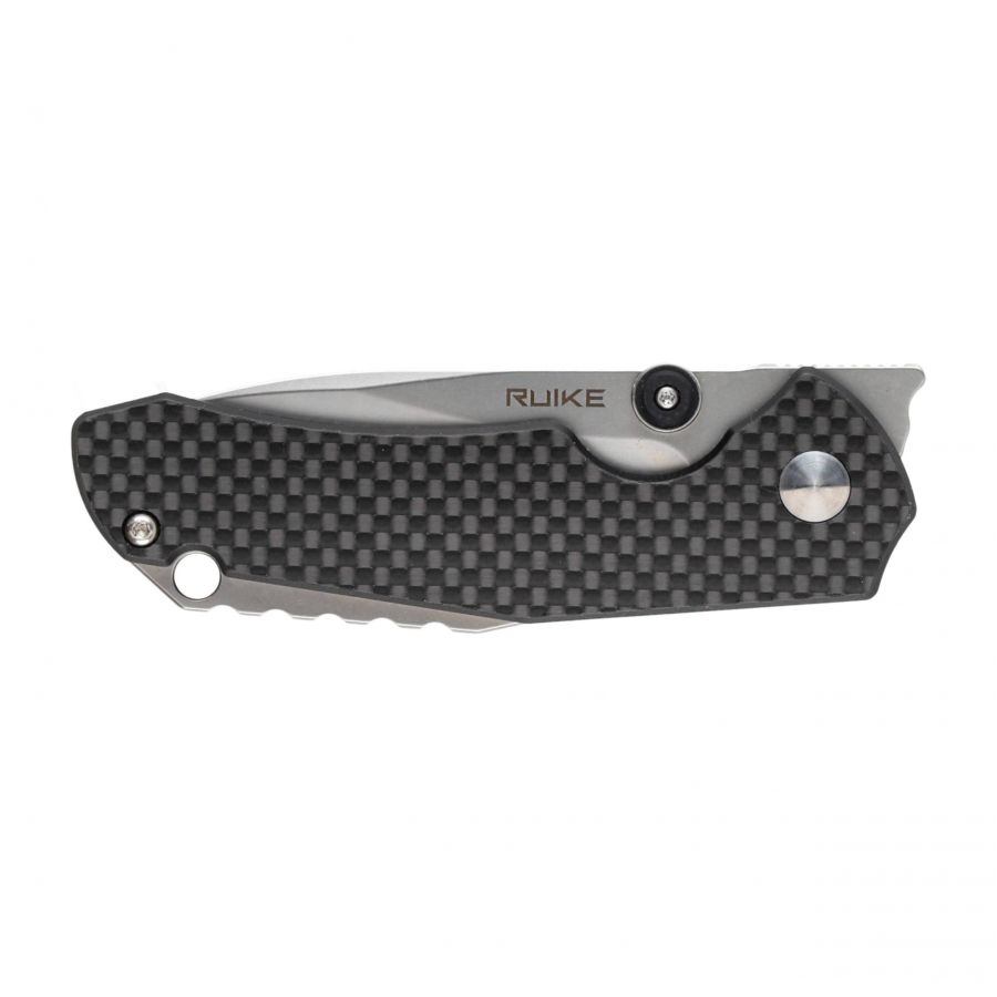 Ruike P671-CB black folding knife 4/5