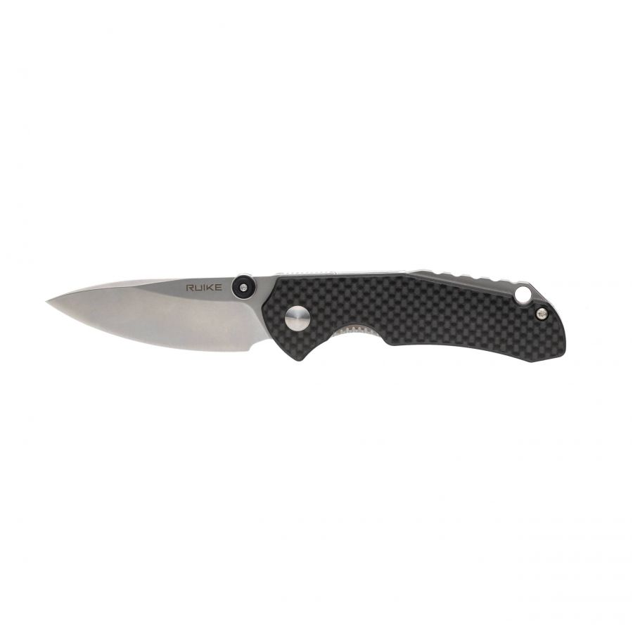 Ruike P671-CB black folding knife 1/5