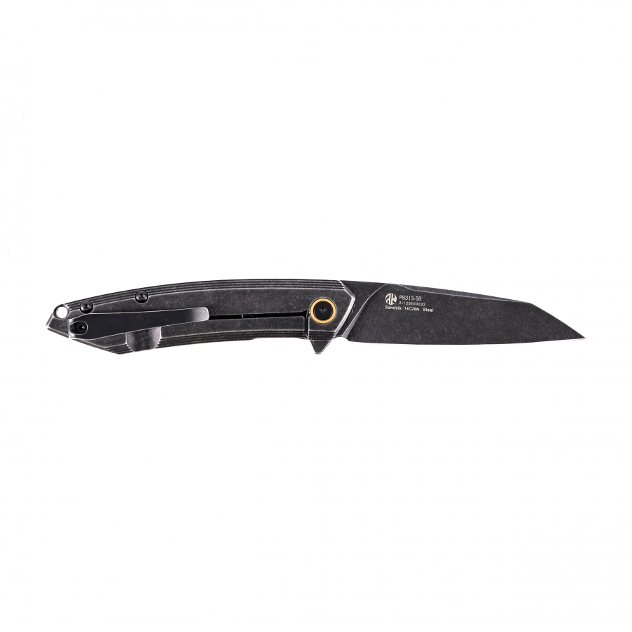 Ruike P831S-SB black folding knife 2/5