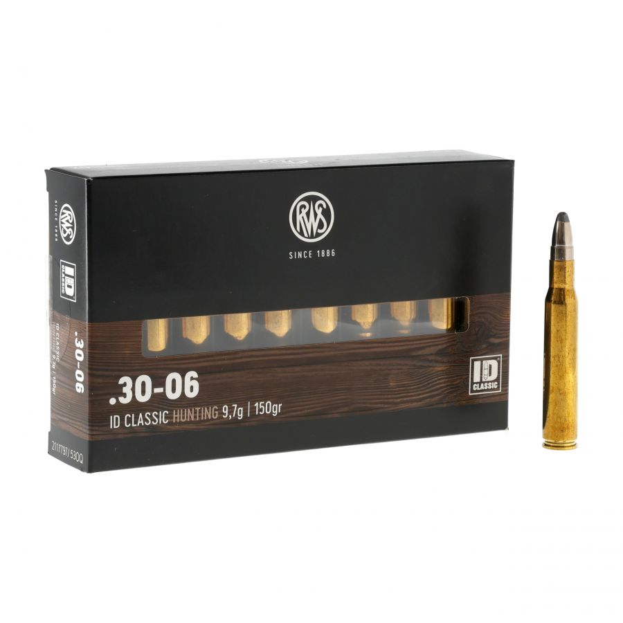 RWS ammunition cal. .30-06 ID 9.7g 1/4