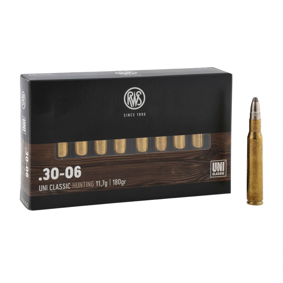 RWS ammunition cal. .30-06 UNI 11.7 g 1/4