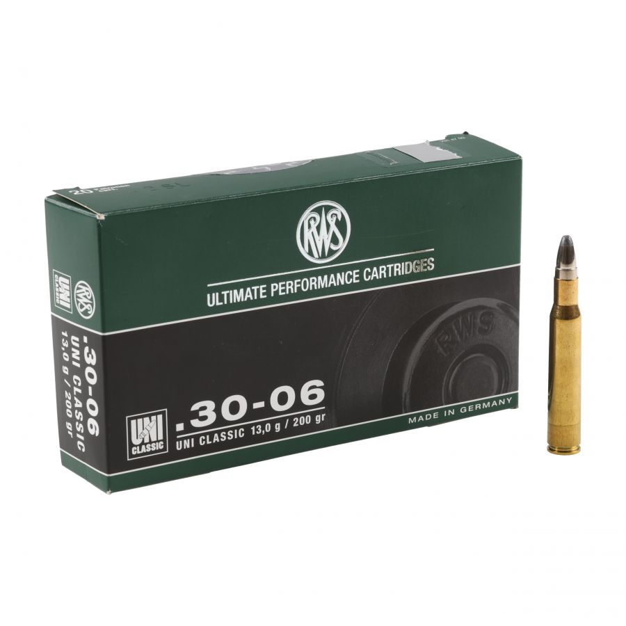 RWS ammunition cal. .30-06 UNI 13g 1/3
