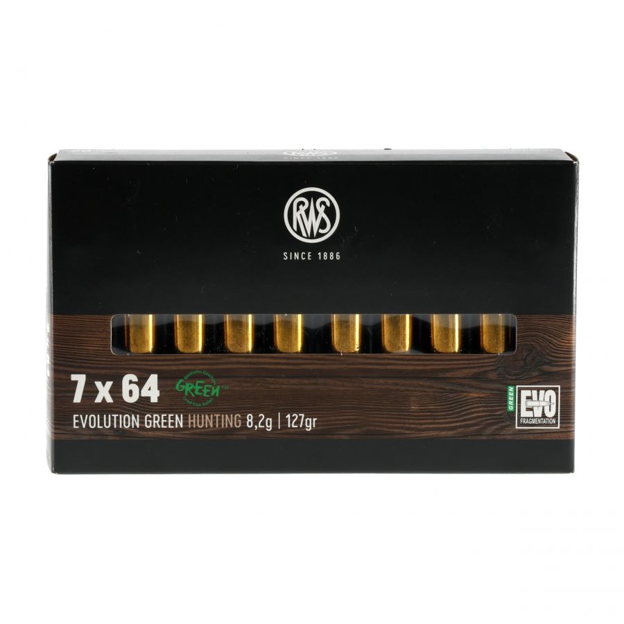 RWS ammunition cal. 7x64 EVO Green 8.2 g 4/4