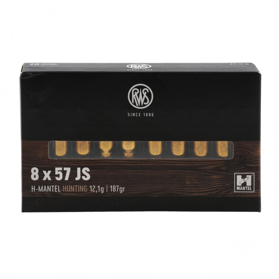 RWS ammunition cal. 8x57 JS H-Mantel 12.1 g 4/4