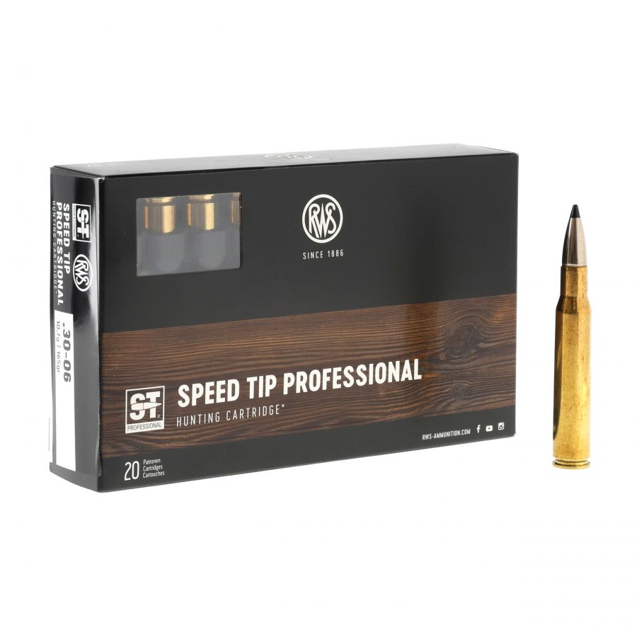 RWS cal. .30-06 Speed Tip Prof. 10.7g ammunition 1/4