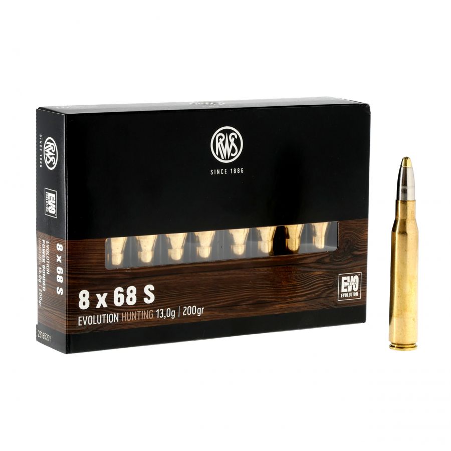 RWS cal. 8x68 S EVO 13 g ammunition 1/4