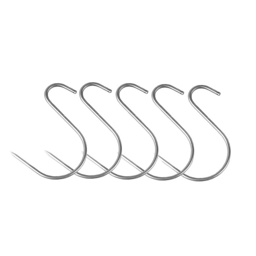 S asymmetrical hooks Borniak 5 pcs. HW-04 1/2