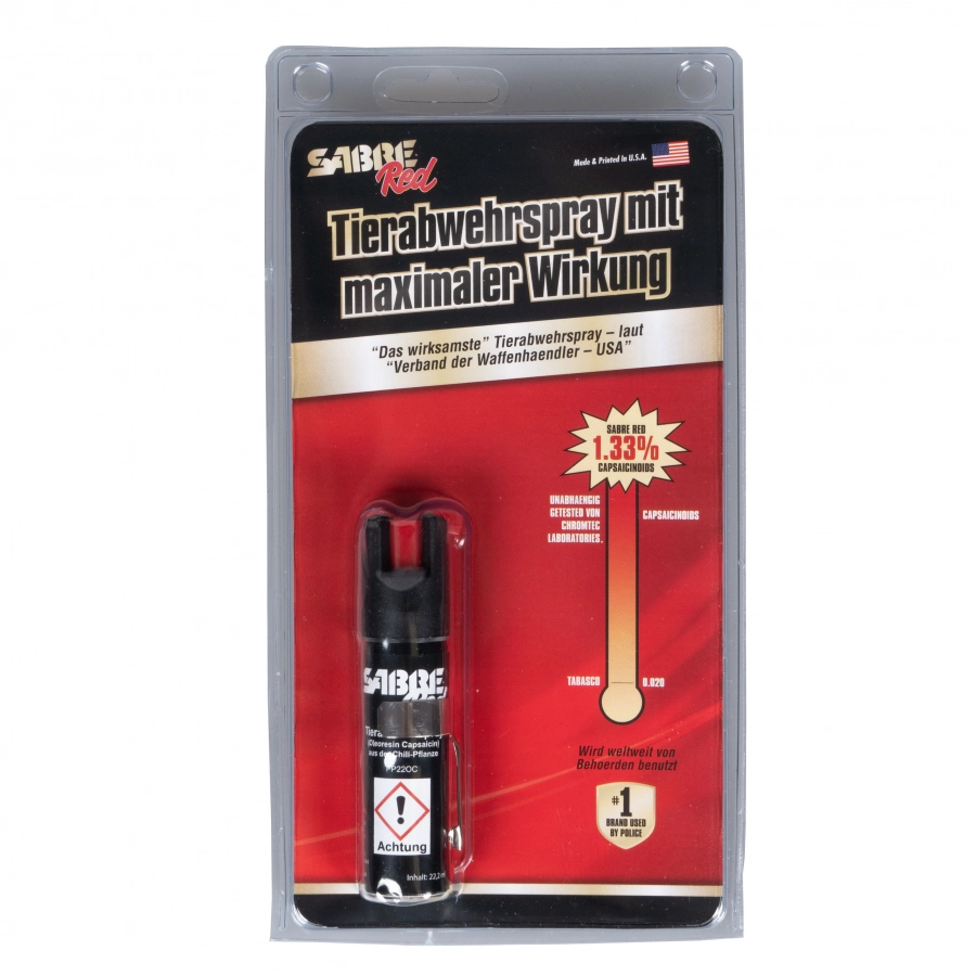 Sabre Red Clip 22.2 ml pepper spray 1/2