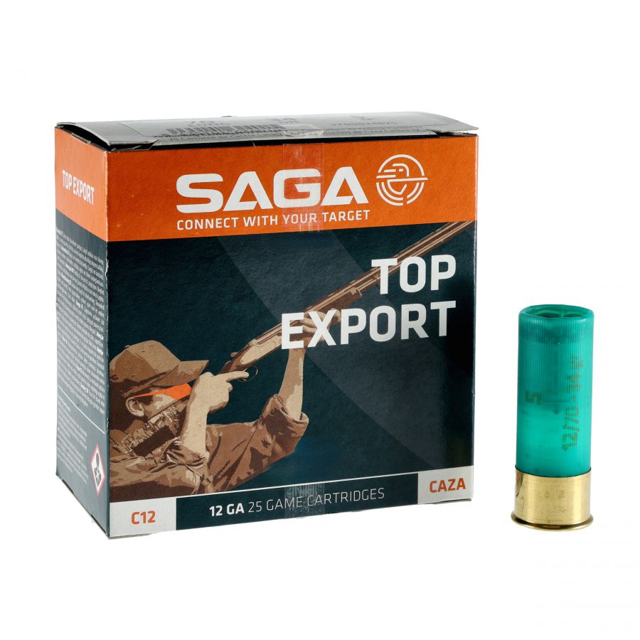 SAGA 12/70 Export 34GR (P5) Shotgun Ammunition. 1/4